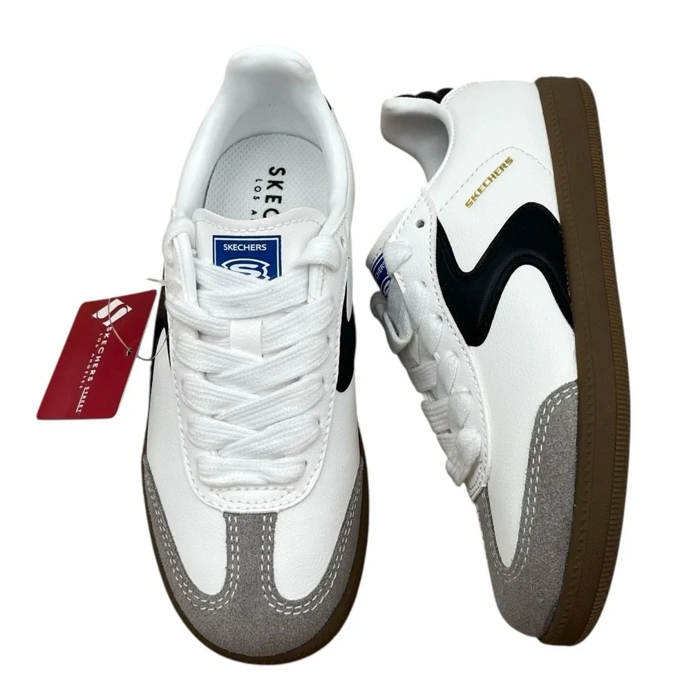 Skechers  Zinger Street Little Boys Athletic Casual Shoes 12 White Black Sneaker